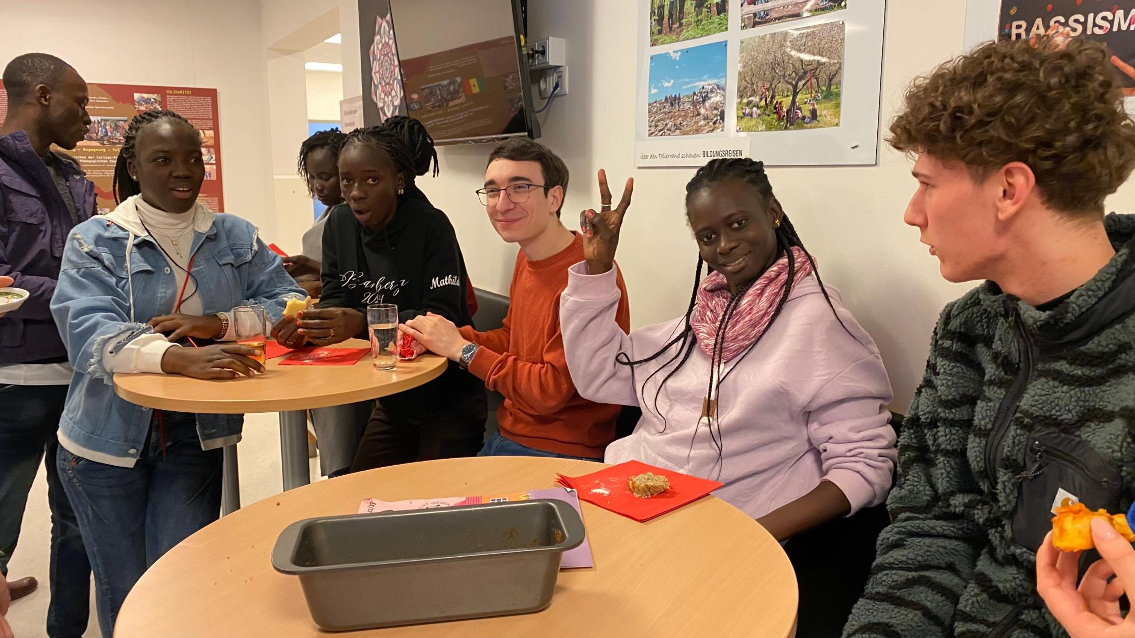 Besuch der Jugenddelegation (Senegal)