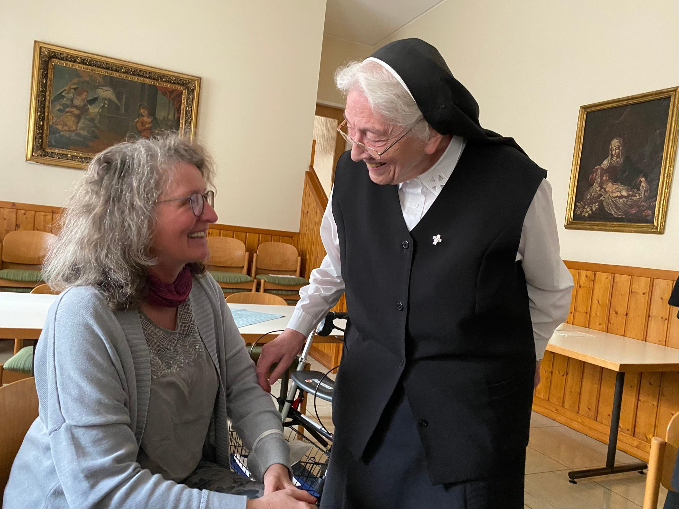 Besuch der Schwestern im Kloster 2022