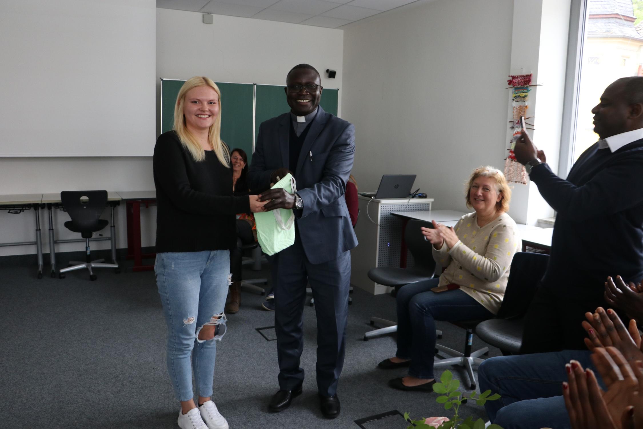 Besuch von Bischof André