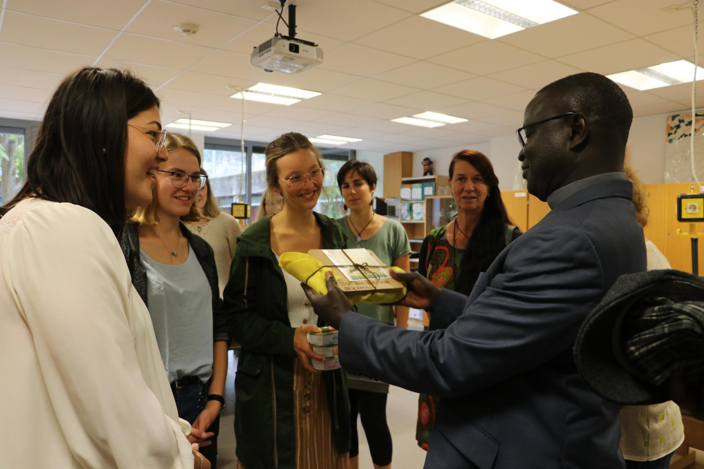 Besuch von Bischof André