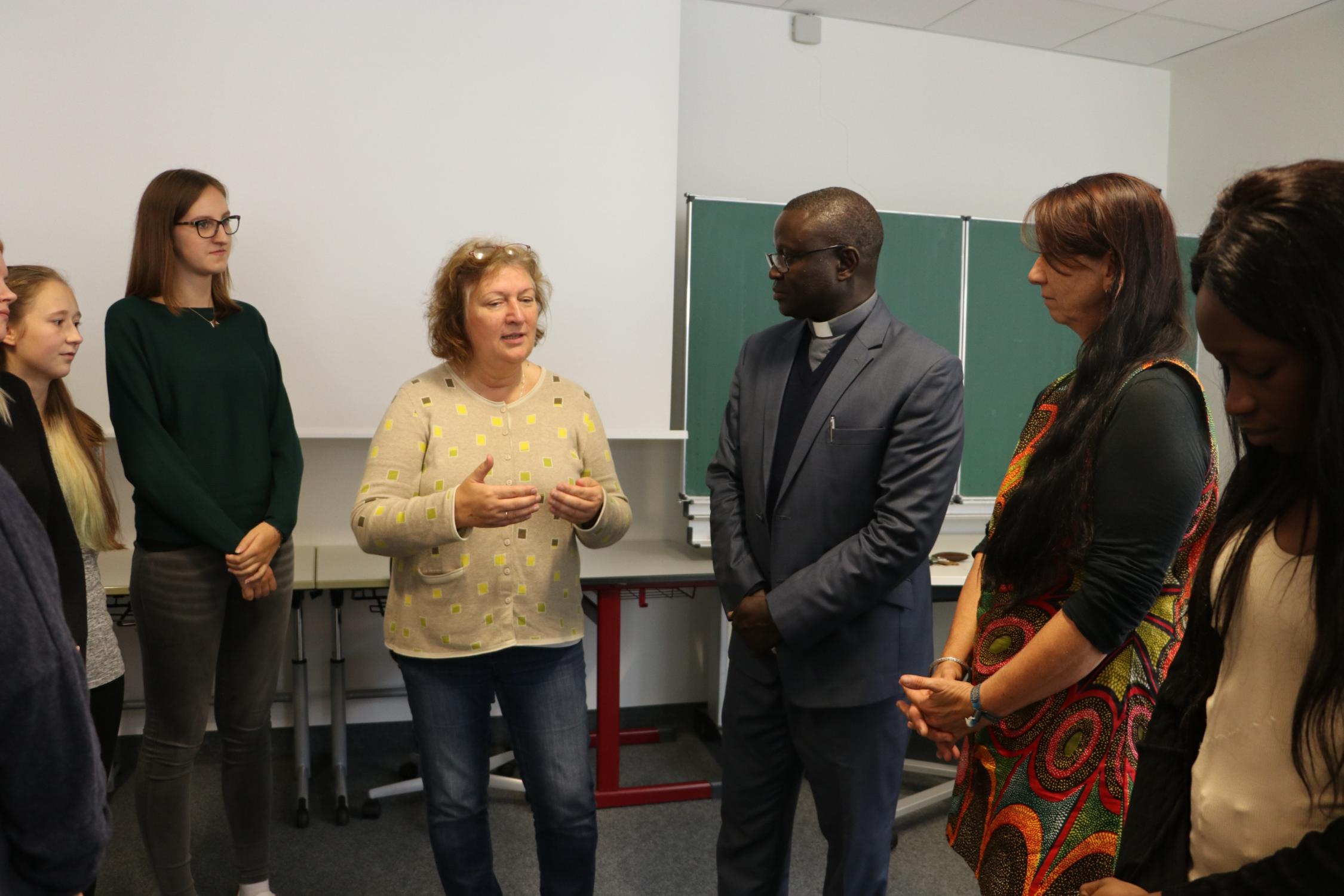 Besuch von Bischof André