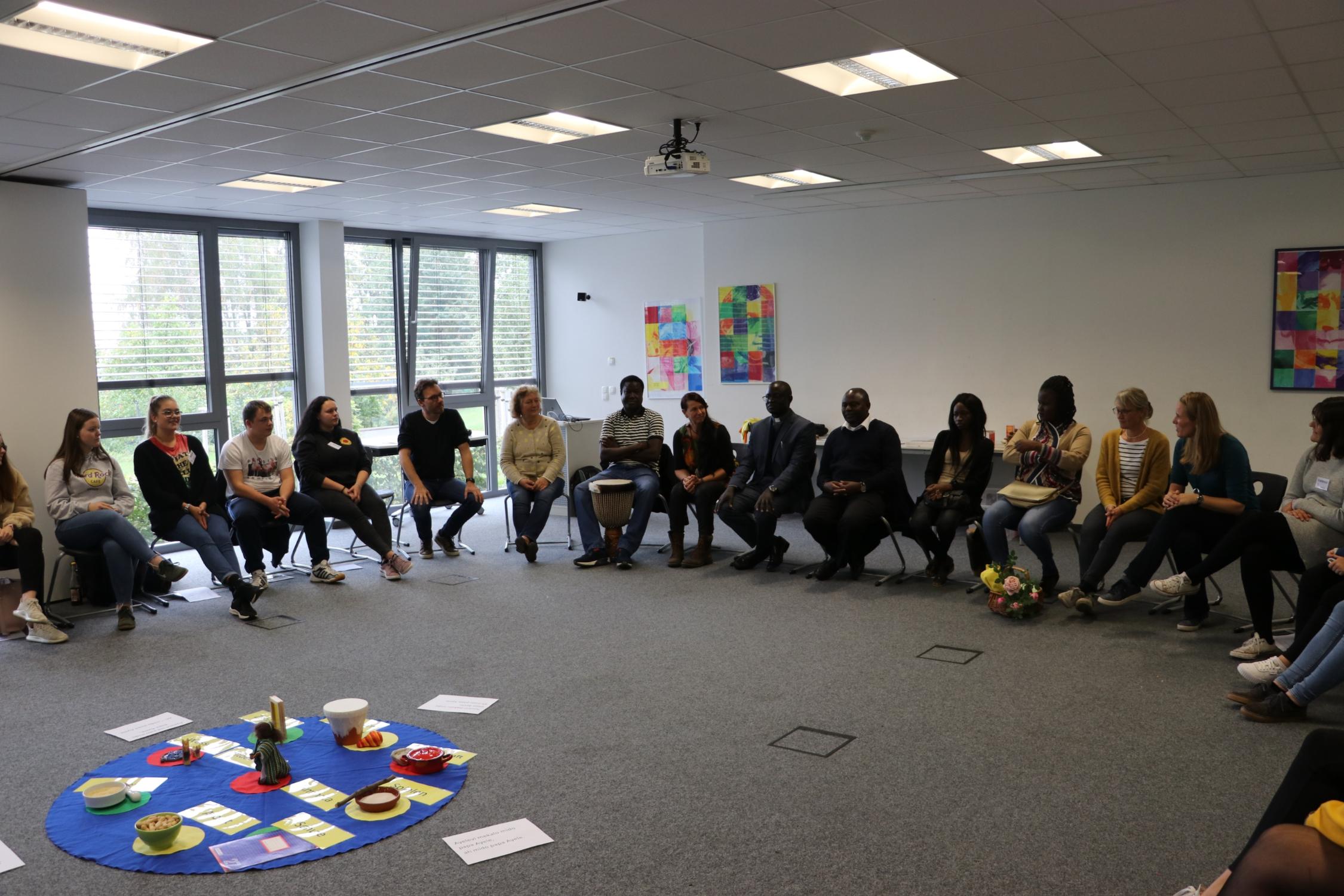 Besuch von Bischof André