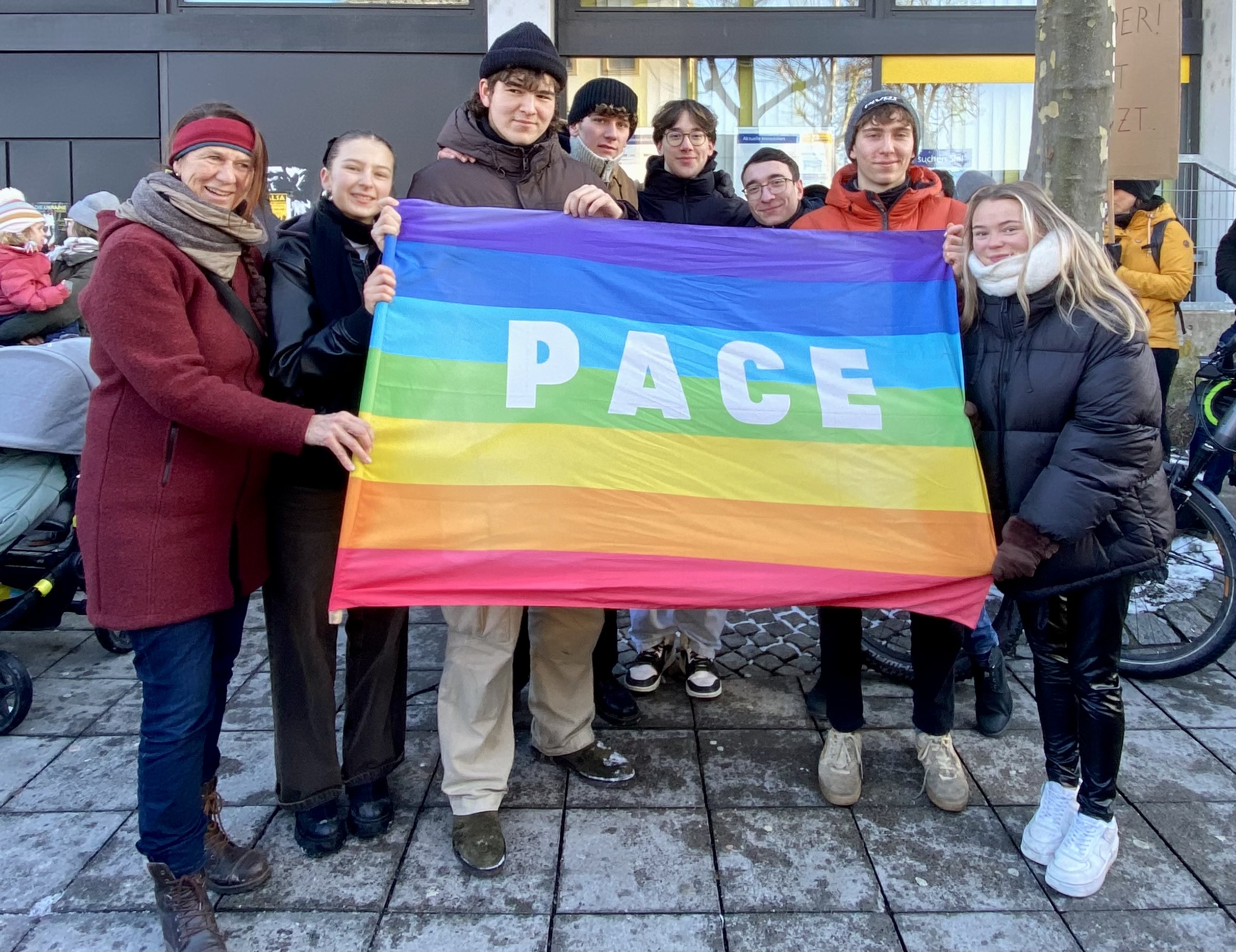 Demonstration für Demokratie