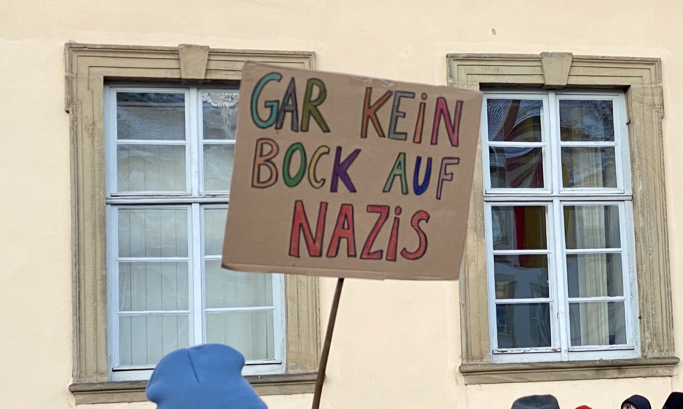 Demonstration für Demokratie