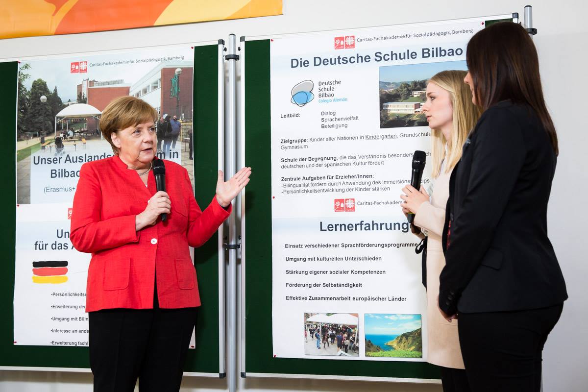 FAKS'ler im Gespräch mit der Bundeskanzlerin