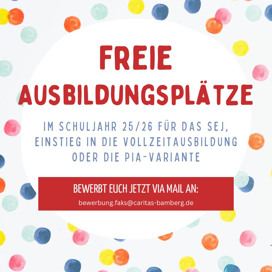Freie Ausbildungsplätze