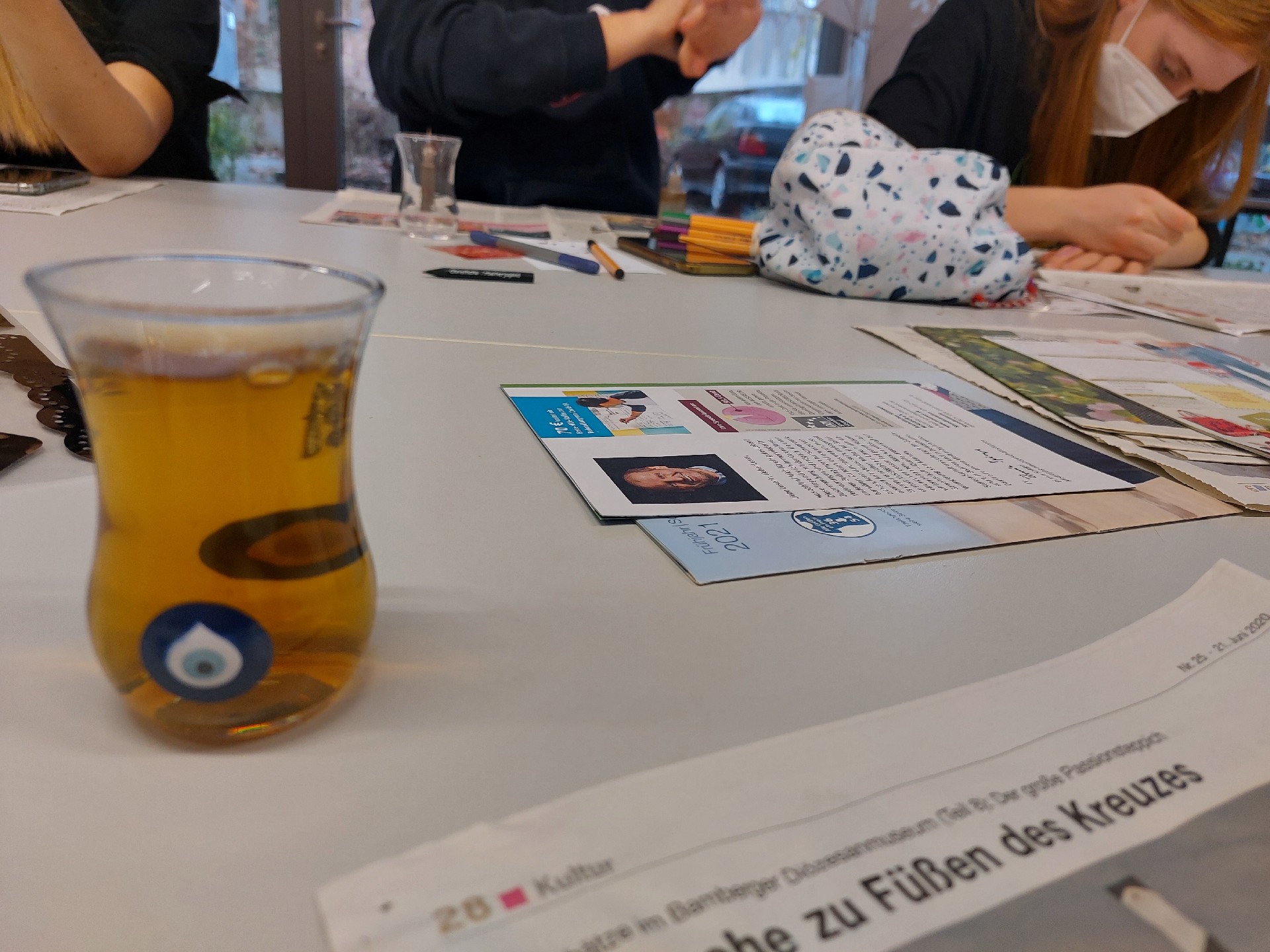 Henna und Kalligraphie