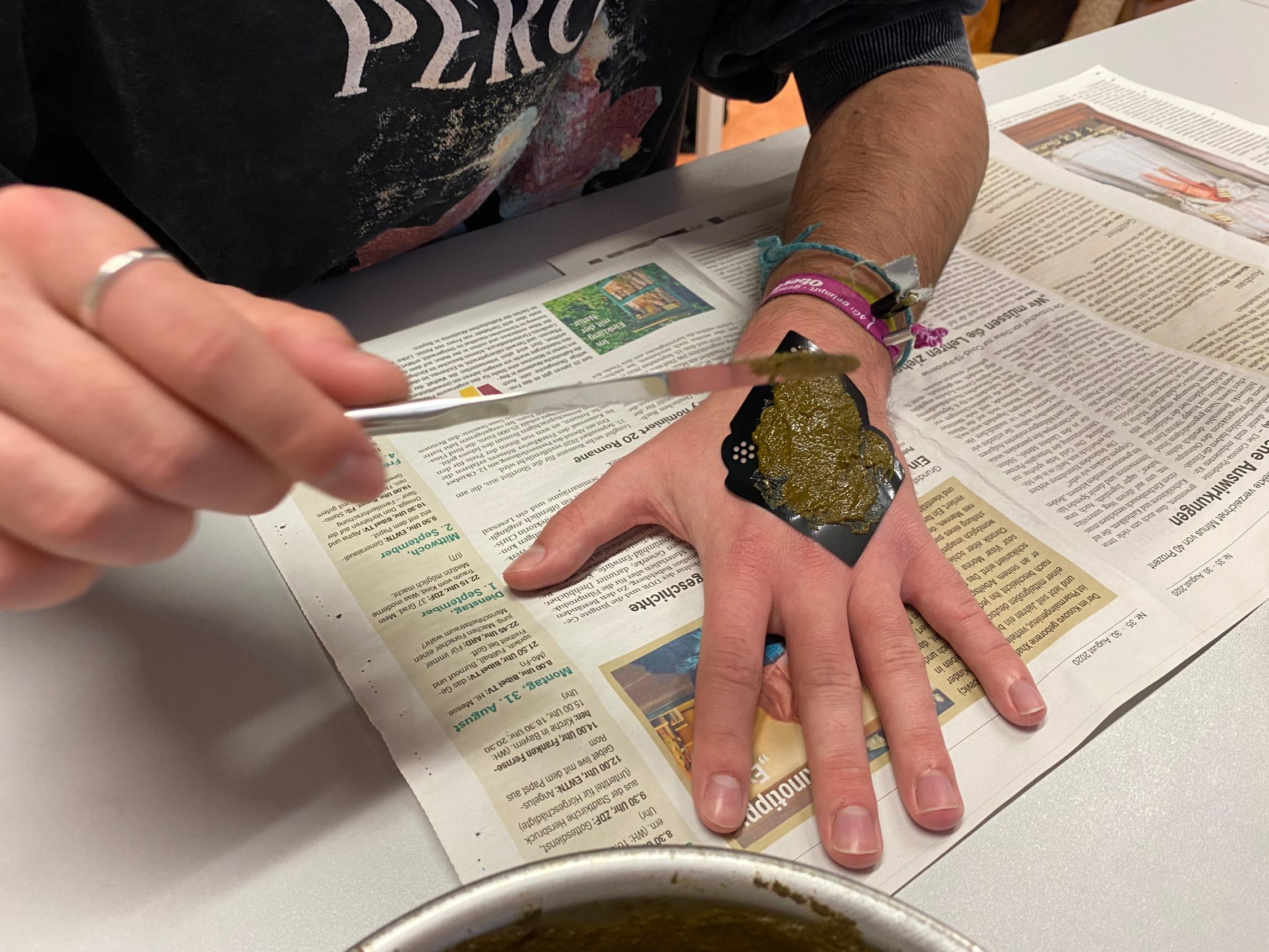 Henna und Kalligraphie