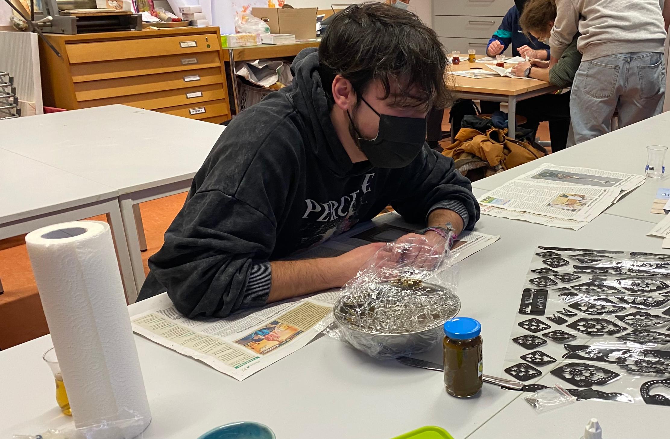 Henna und Kalligraphie