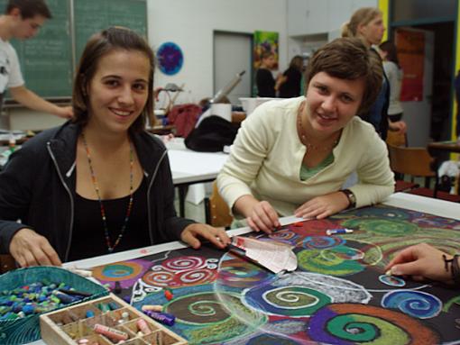 Schneckenformen malen