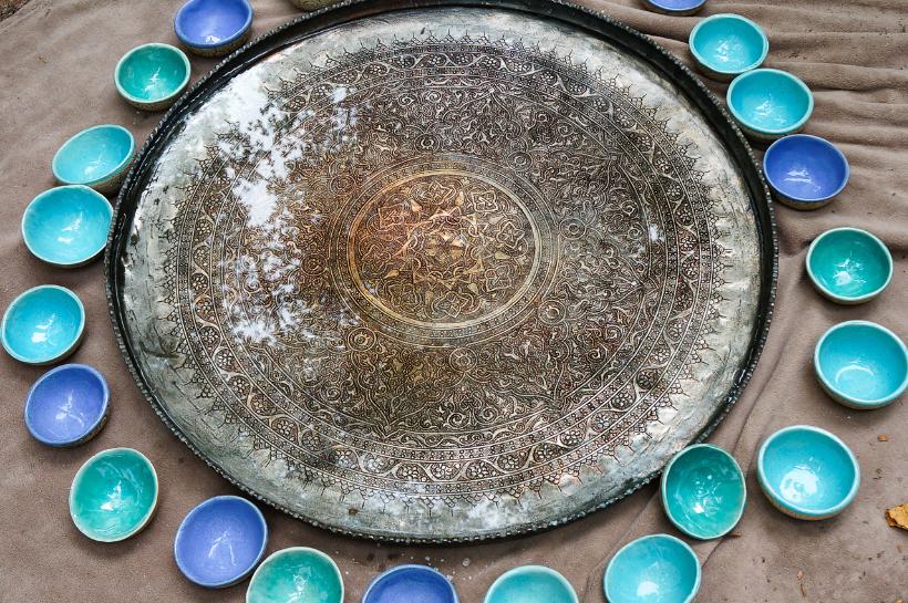 Schalen bei Wallfahrt