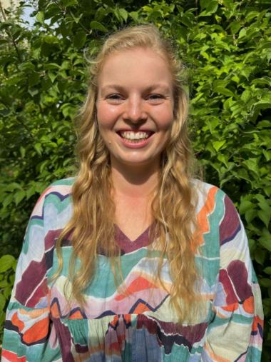 Portätbild von Greta Lasen