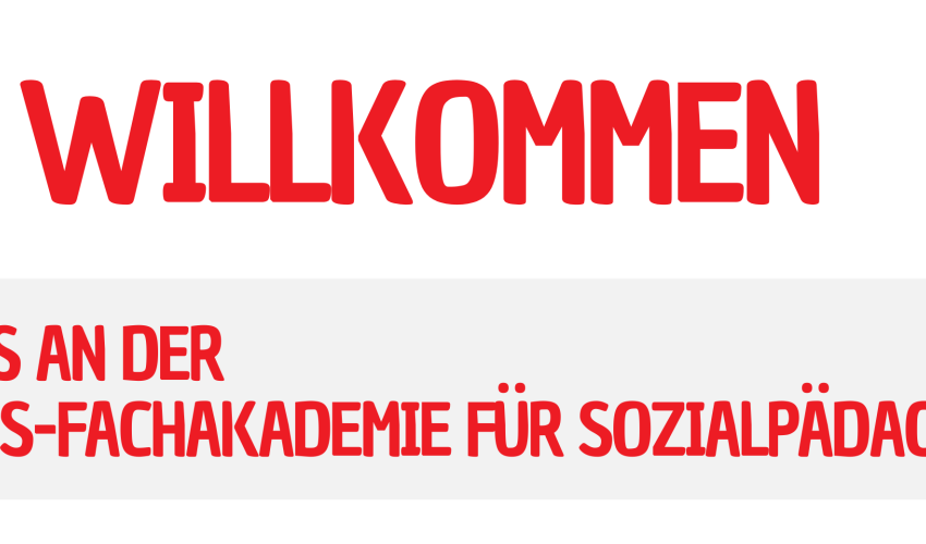 Slider 01 im Kopf der Homepage der Caritas Fachakademie für Sozialpädagogik - Willkommen
