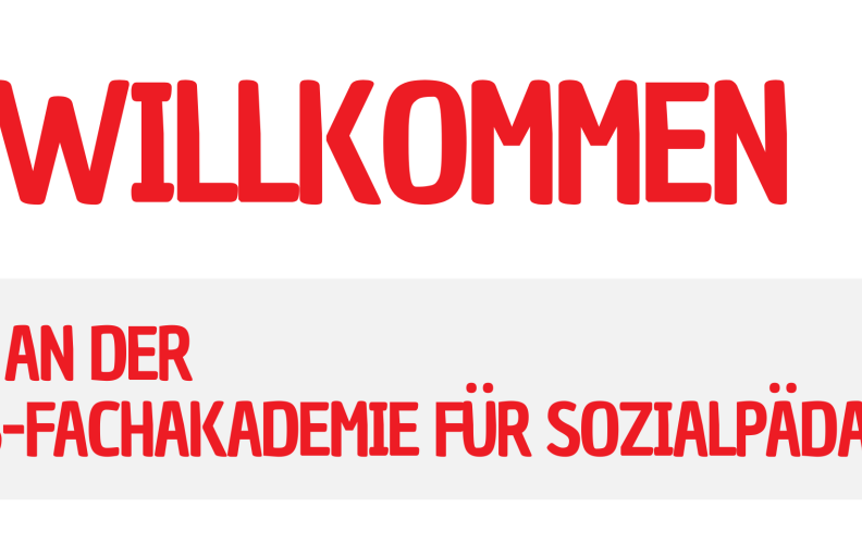 Slider 01 im Kopf der Homepage der Caritas Fachakademie für Sozialpädagogik - Willkommen