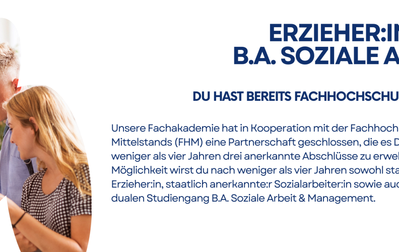 Slide 04 im Kopf der Homepage der Caritas Fachakademie für Sozialpädagogik Bamberg